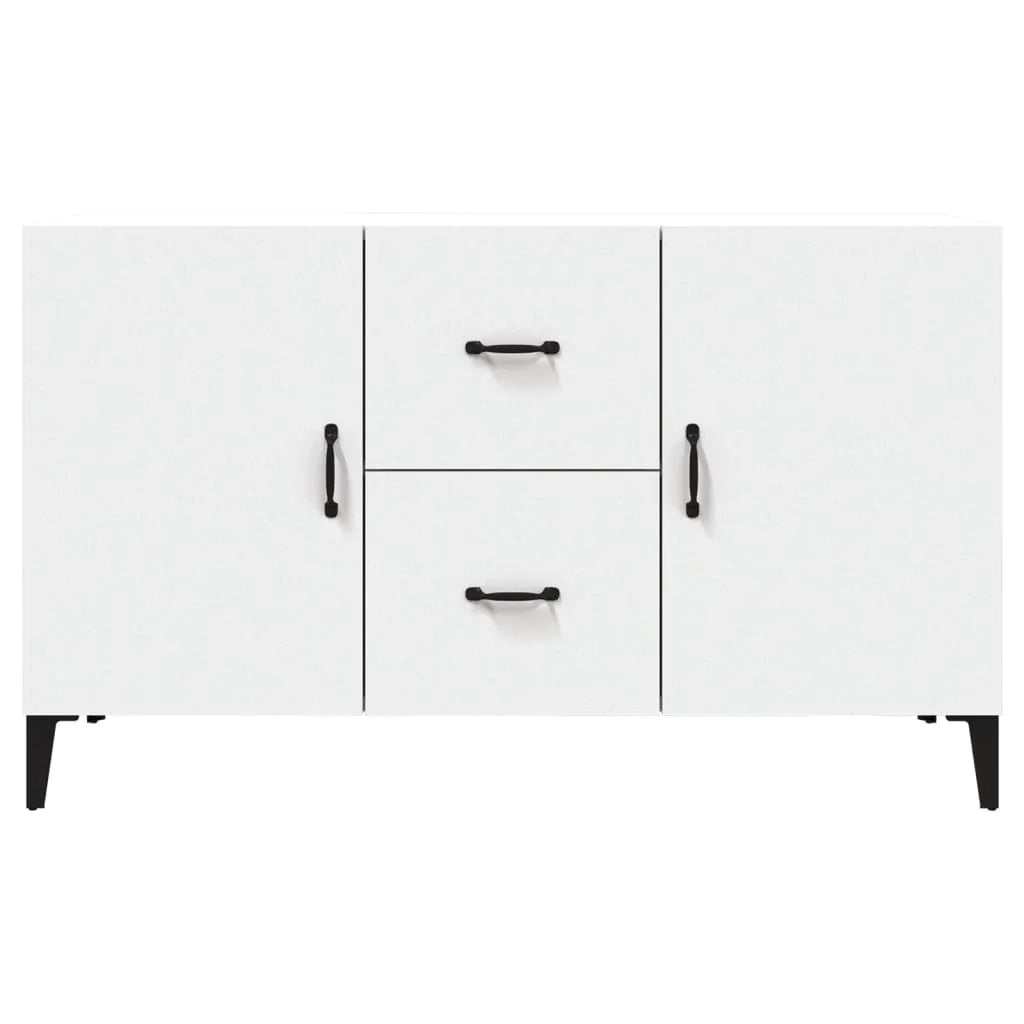 Buffet credenza cassettiera armadio mobile contenitore organizer per cucina soggiorno salotto 100 x 36 x 60 cm legno ingegnerizzato bianco 02_0030167