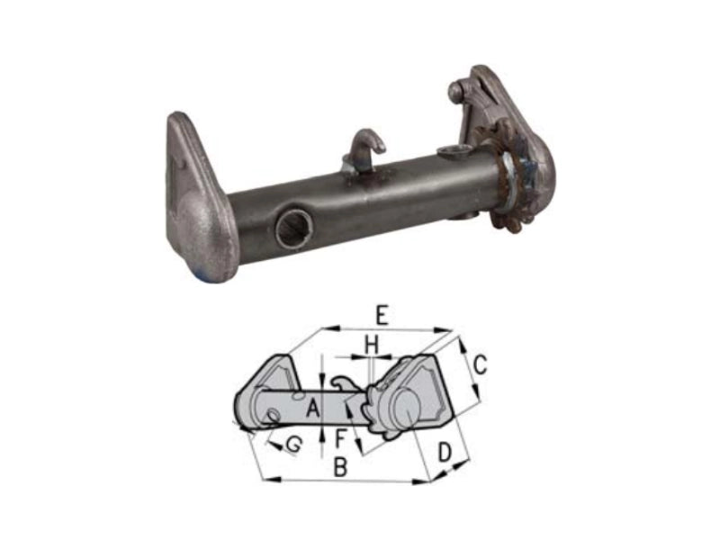 Verricello industriale lato destro 60427 e 61699 Cermag - 60427