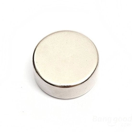 Magnetastico | 2 magneti neodimio N52 cerchio 20x10 mm | Magnetici ultrapotenti | Magnetico per frigorifero, magnetico per lavagna, magnetico per lavagna bianca, magnetico cerchio, magnetico neodimio, magnetico extra potente, 20 mm magnetico per parete