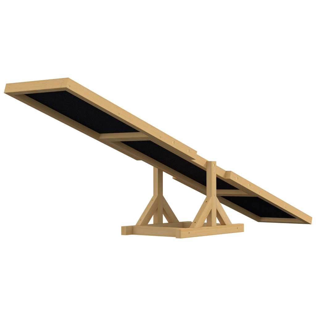 Giochi da arrampicata per cani con superficie antiscivolo in legno di pino giallo 180 × 30 × 30 cm
