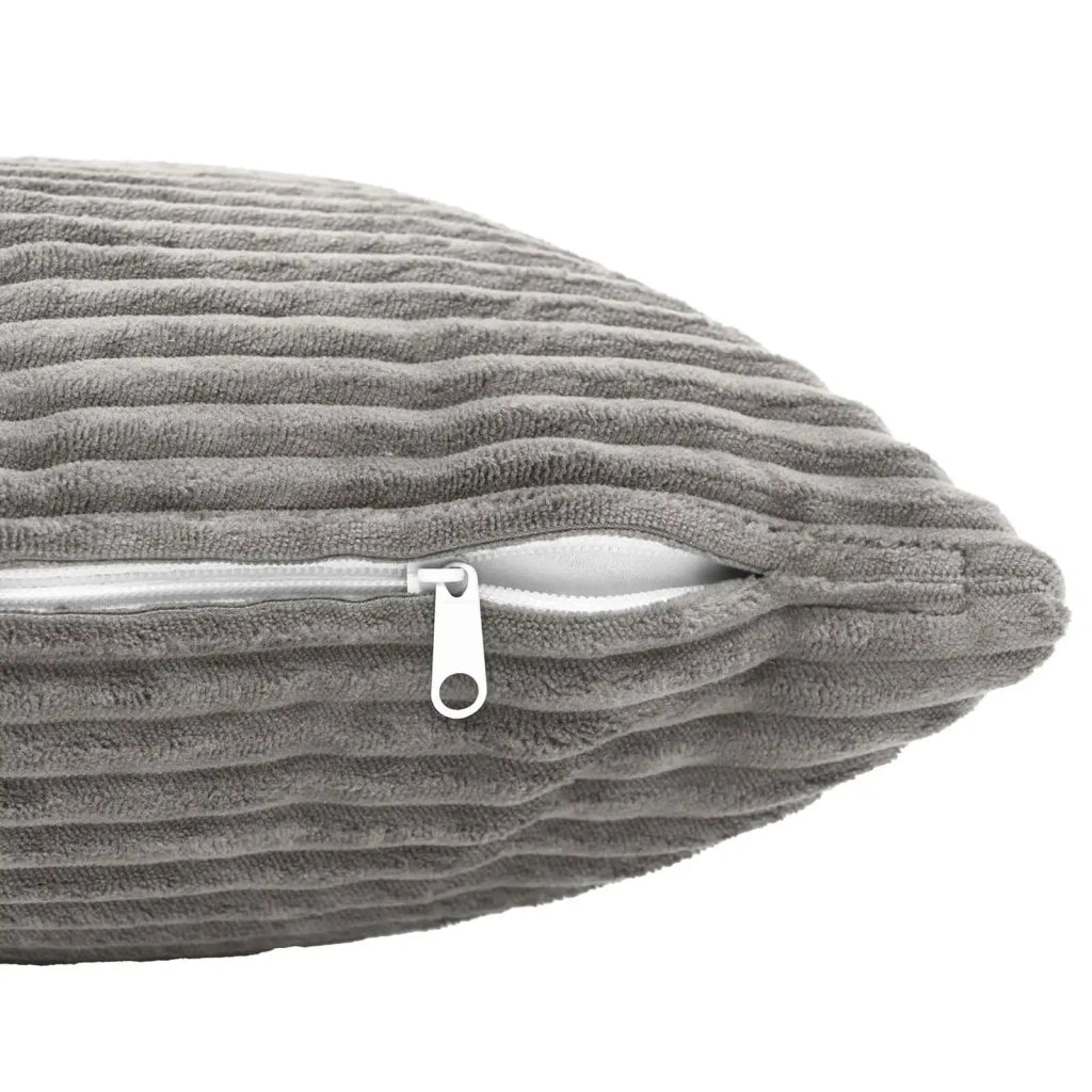 Federa 2 pcs HEERLEN Grigio Chiaro 35 x 35 cm corduroy 908073