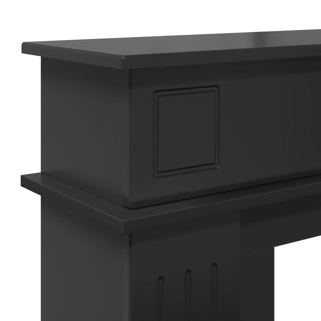 Cornice per camino Nero 102 x 26 x 100 cm Legno ingegnerizzato 8006643