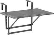 Tavolo da Balcone Sospeso - Design Inclinabile e Resistente al Tempo - Dimensioni 60 x 40 cm