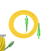 CAVO FIBRA OTTICA UNIVERSALE PATCHCORD MONOMODIALE FTTH 9/125 SC/APC 5MT