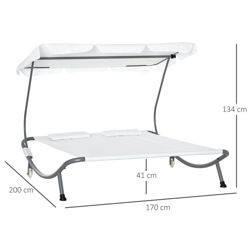 Letto Matrimoniale 2 Posti ¨C Zephmum ¨C Crema 200x175x134 cm