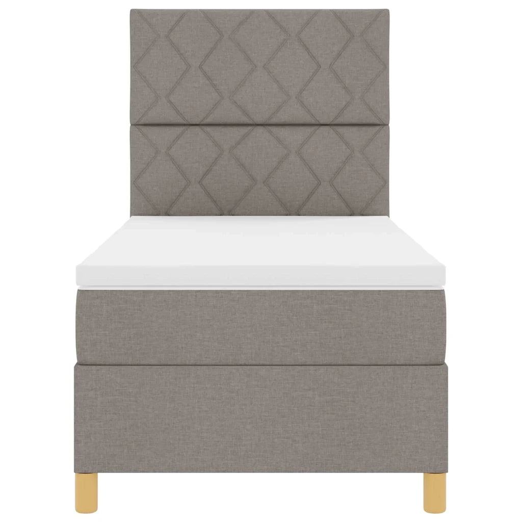 Letto a molle con materasso Talpa 90 x 190 cm Tessuto 3339662