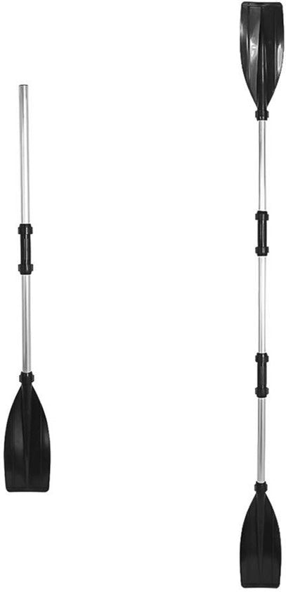 Remo di kayak 126 cm - Flessibile - Leggero - Lega di alluminio - Duraturo - Lama rinforzata - Remo da barca