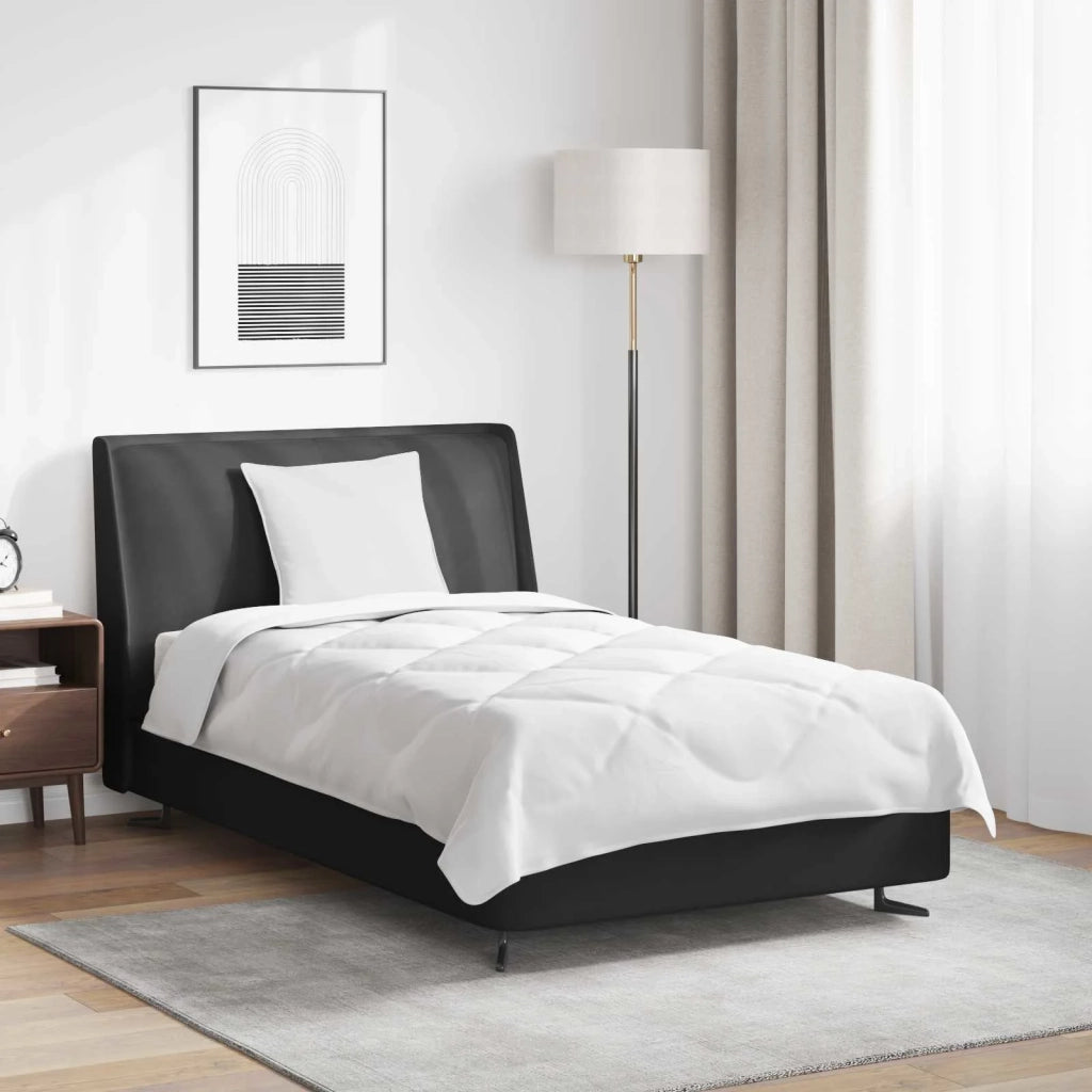 Piumone | Duvet per Tutte le Stagioni con cuscino 2 pz Bianco Microfibra