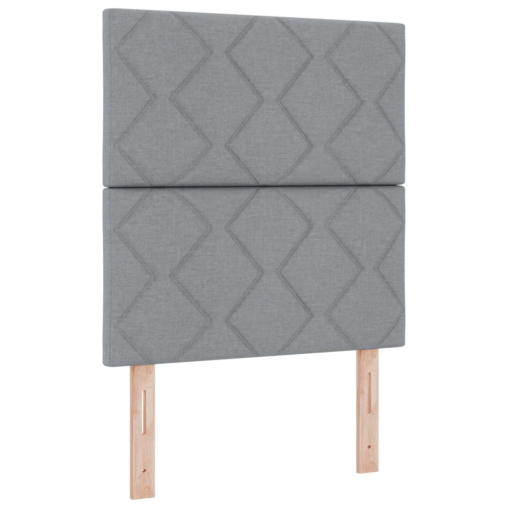 Letto Ottomano con Materasso e LED Grigio Chiaro 80 x 200 cm 3458110