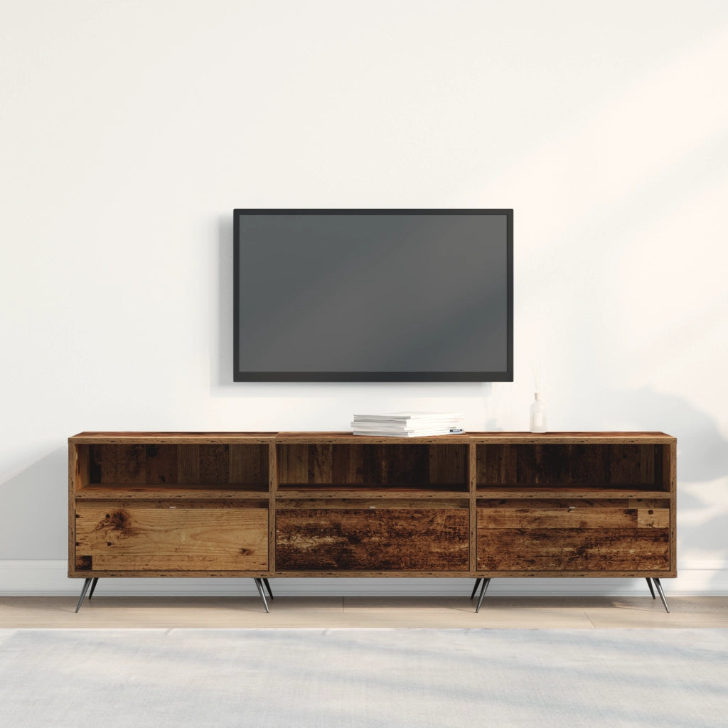 mobile TV in legno vecchio 150x30x44,5 cm in legno ingegnerizzato