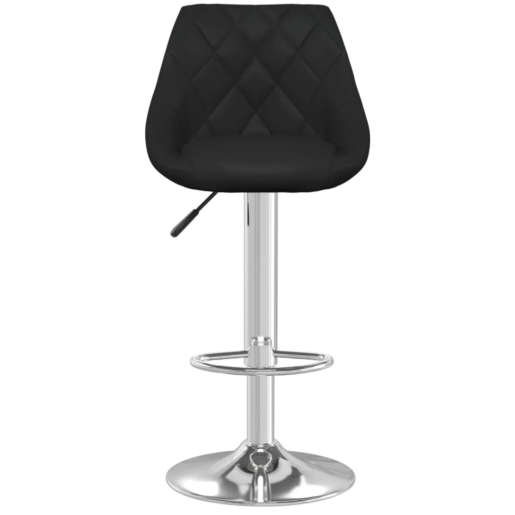 Sgabelli da Bar 2 pz Neri in Similpelle cod mxl 67244