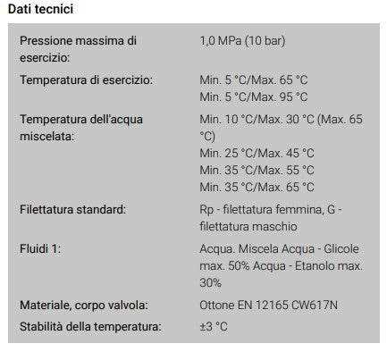 Miscelatore Termostatico regolabile LK 551 M  35-65° 3,5KVS    1"1/4