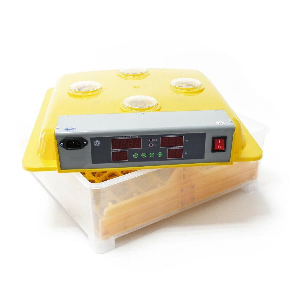 Incubatrice automatica per 48 uova dispositivo di schiusa incubatrice con 4 finestre e monitoraggio 16_0001259
