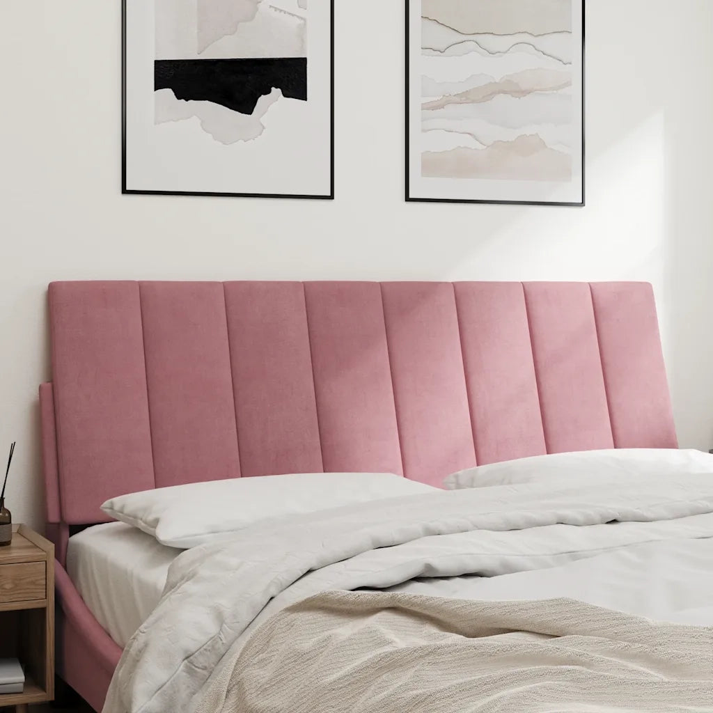 Cuscino Testiera Hanko Rosa 140 cm in Velluto CFW8615131