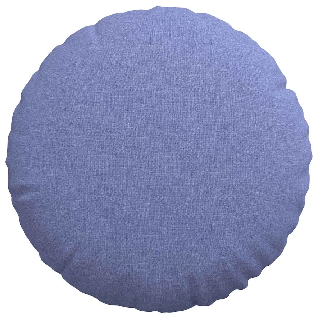 Cuscini per Seduta 2 pz | Cuscini per sedie Blu jeans ?50 x 19 cm Tessuto