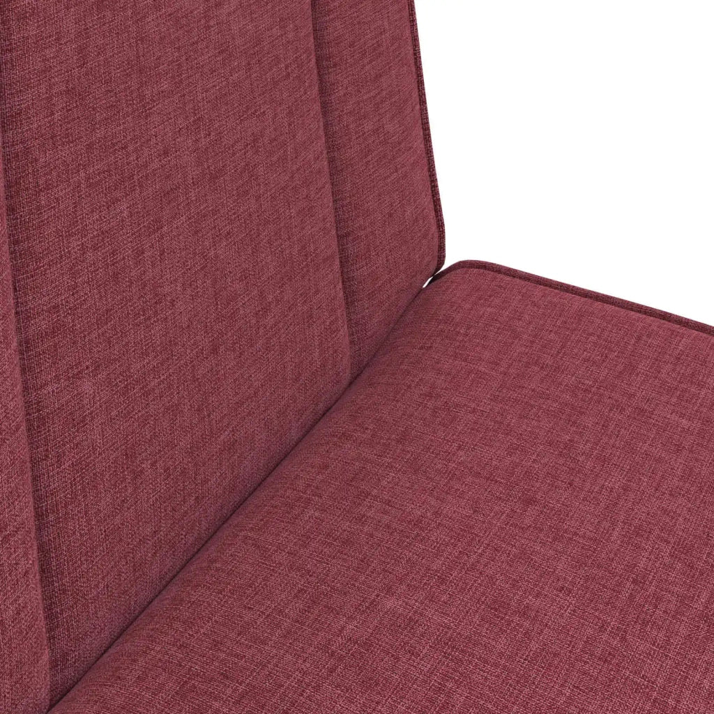Sedia da Pavimento Rosso Vino 50 x 73 x 60 cm Tessuto 42028169