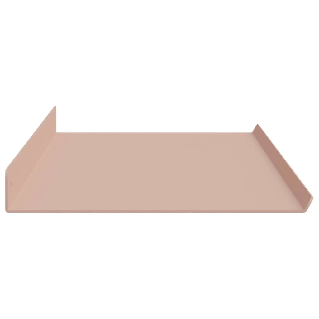 4 pz Mensola | Ripiano | Scaffale sospesa Rosa 100 x 18 x 2,5 cm Acciaio
