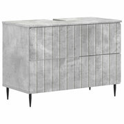 Armadio per Lavabo da Bagno ZWOLLE Grigio Cemento 896358