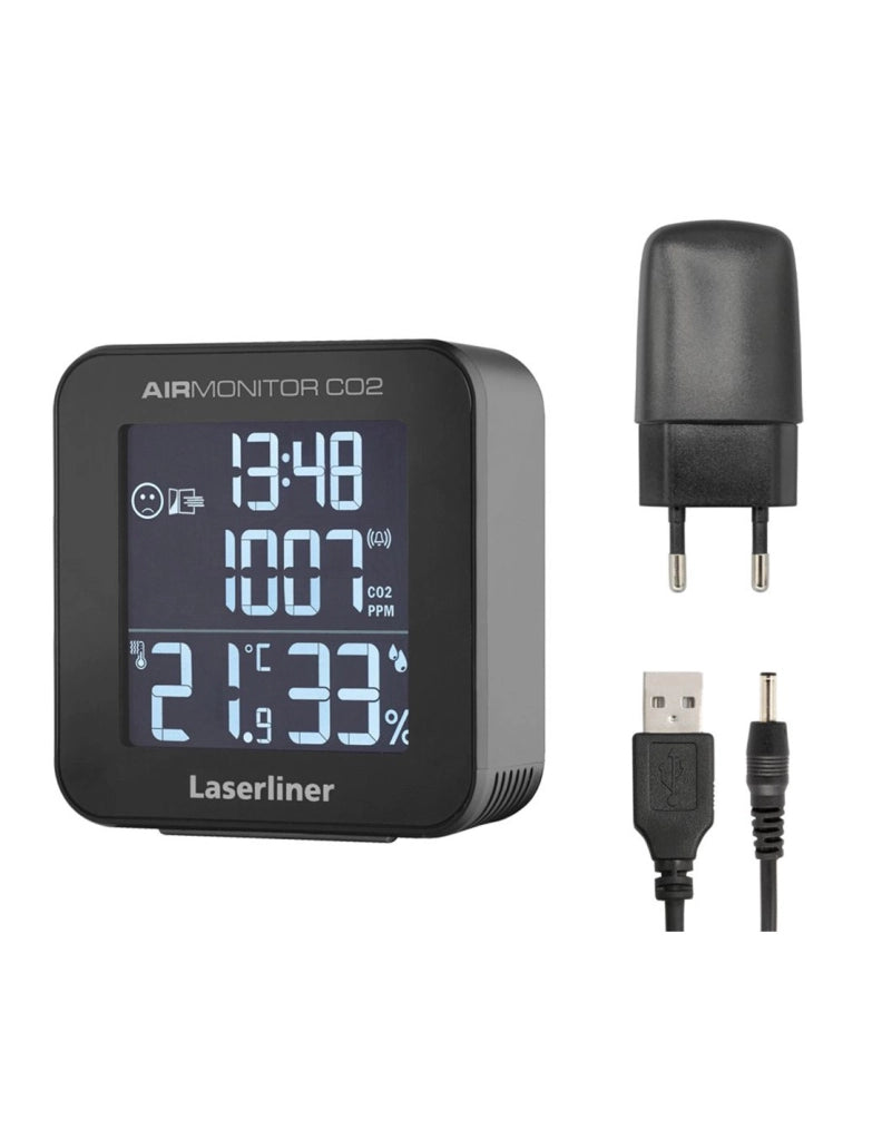 Misuratore di CO₂ LASERLINER 082.427A - AirMonitor CO2