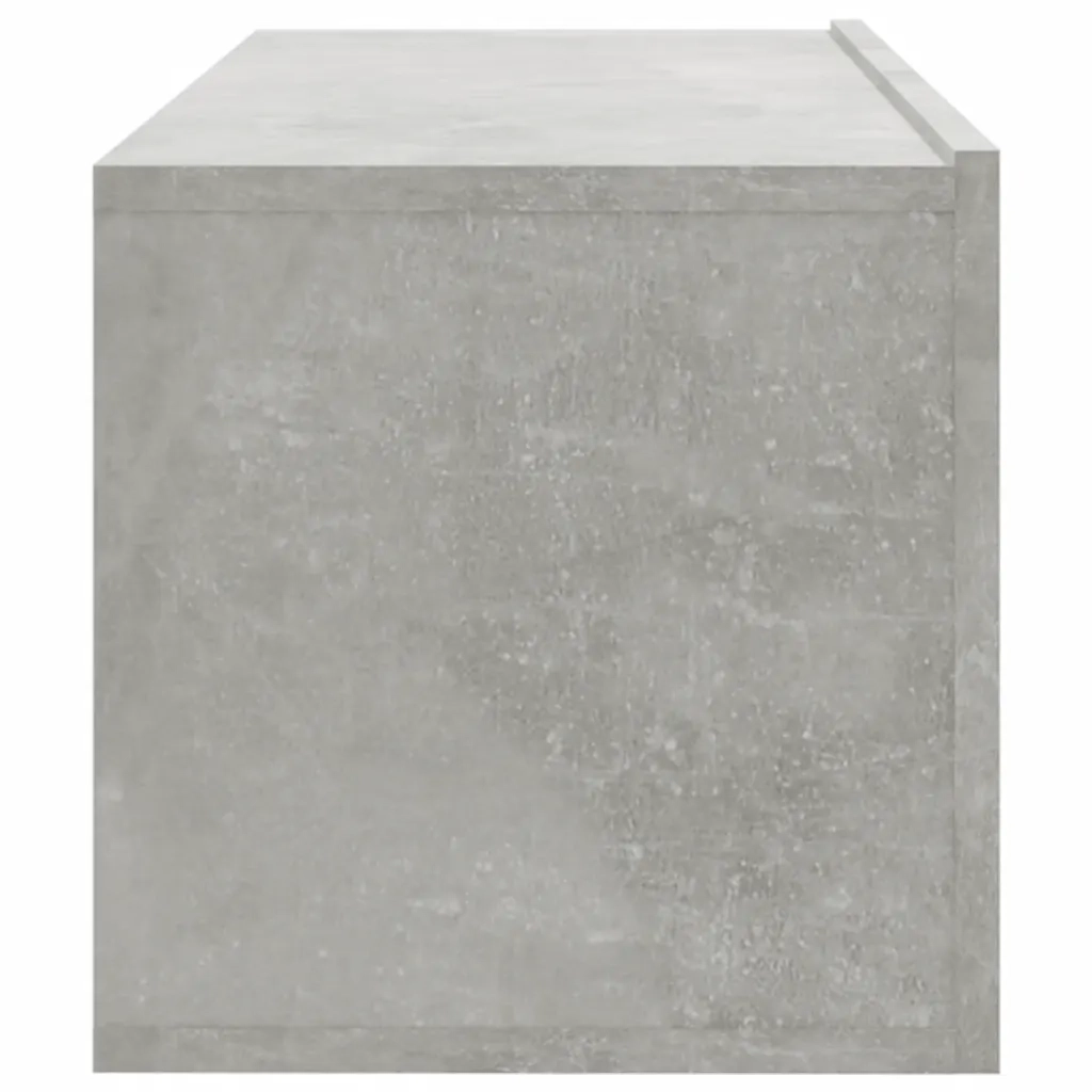 Mobili TV da Parete 2 pz Grigio Cemento 100x30x30 cm in Legno cod mxl 69357