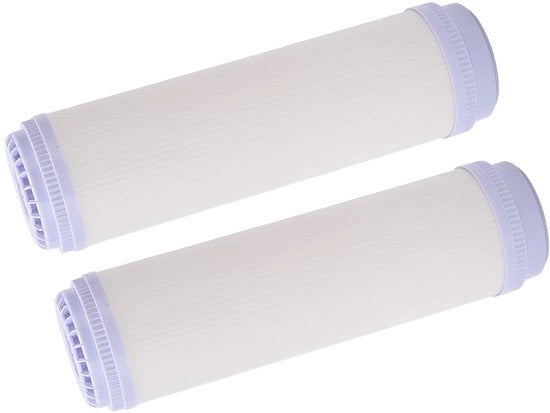 Filtro acqua 2 pezzi - Grande capacità - Cartridge ultrafiltro - Sostituzione per purificatore acqua - Materiale ABS - Lunga durata