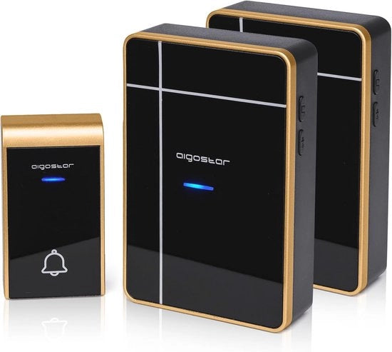 Deurbellotron con Display a LED e 36 Melodie con Raggio di Azione fino a 150m, Impermeabile
