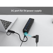 Equip 128965 hub di interfaccia usb 3.2 gen 1 (3.1 gen 1) type-a 5000 mbit/s nero