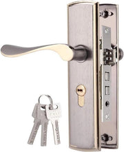 Set di serrature interne con corpo di blocco silenzioso per porta di camera da letto Scopri questo set di serrature in alluminio sostenibile con meccanismo di apertura e accessori per porte