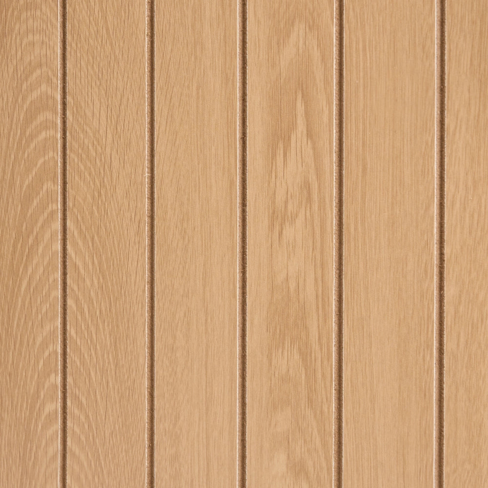 Libreria a 5 ripiani in MDF con gambe in legno, ante chiuse marrone chiaro stile rustico