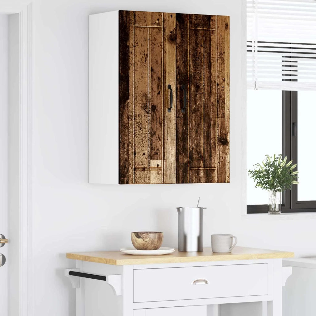 Pensile da cucina | Armadietto a muro LUCCA 2 pz Legno antico 30 x 31 x 80 cm