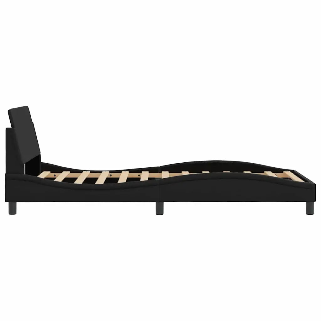 Giroletto Dover Nero 100x190 cm in Similpelle 373269