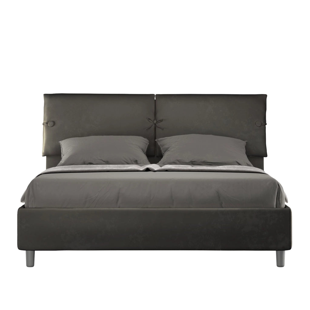 Letto Matrimoniale 160x190 cm con Rete Sleeper Grigio