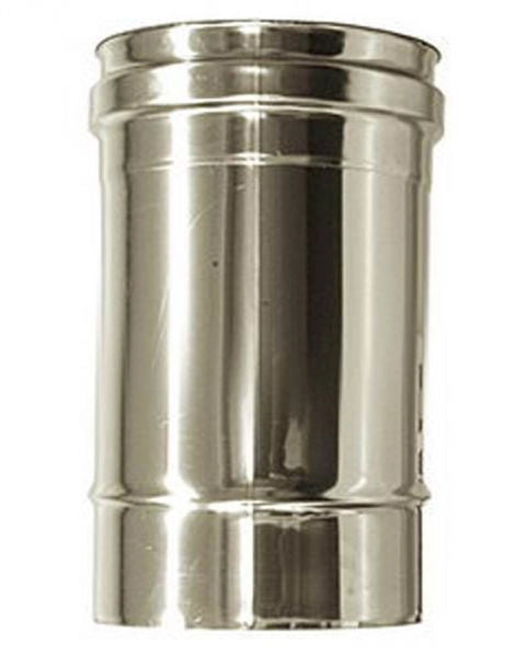 Canna fumaria parete doppia coibentata inox   dn 80/130 l 0,25 mt