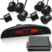 Trade Shop - Kit 8 Sensori Di Parcheggio Auto + Display Led+suono + Radar Cicalino Acustico -