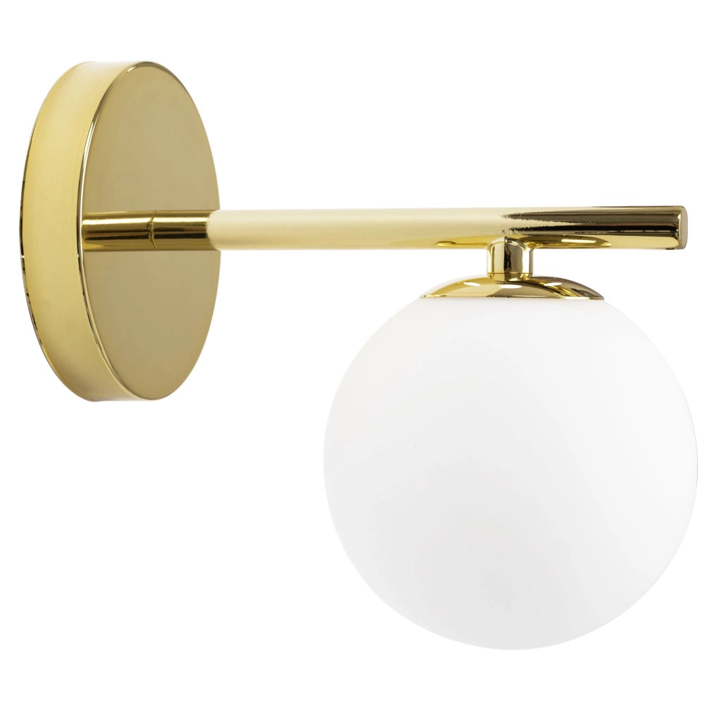 Lampada Da Parete Vetrata Gold APP684-1W