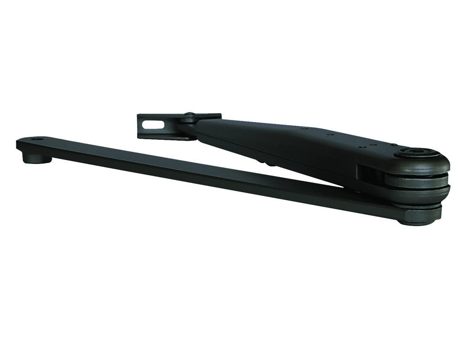 BRACCIO CON FERMO NERO PER CHIUDIPORTA DC300 DCL192  nero RAL9005 (DCL1929005)    ASSA ABLOY