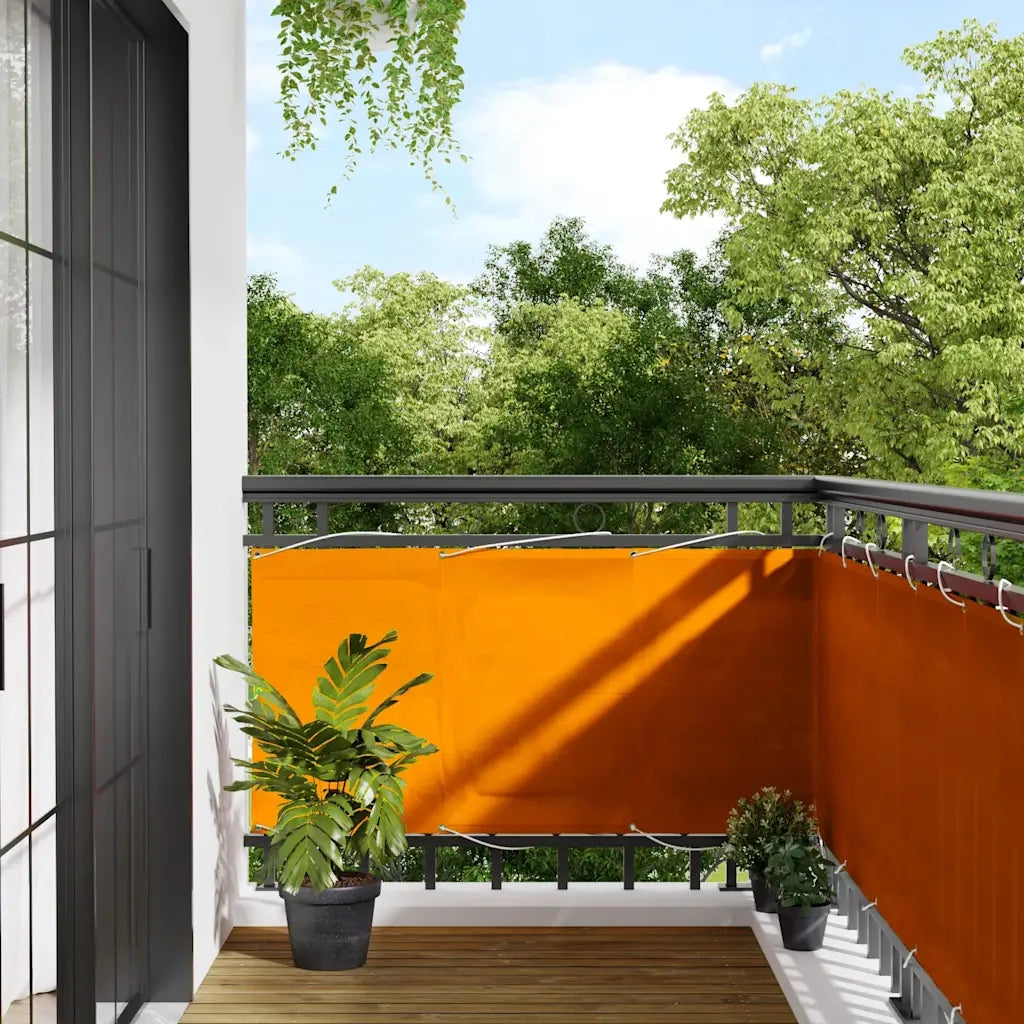 Paravento da Balcone Rosso 120x1000 cm 100% Poliestere Oxford CFW6927825