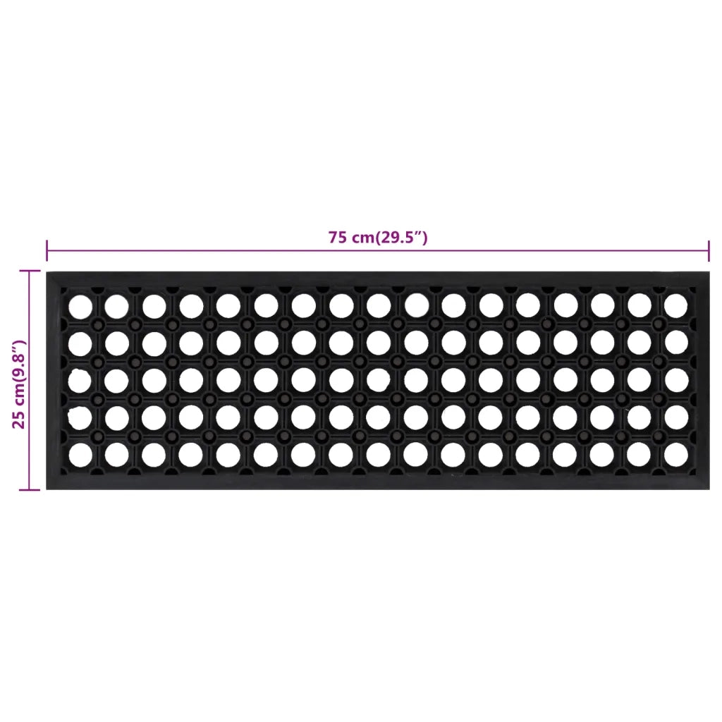 Tappetino per Scale 10 pz 25x75 cm in Gomma 155631