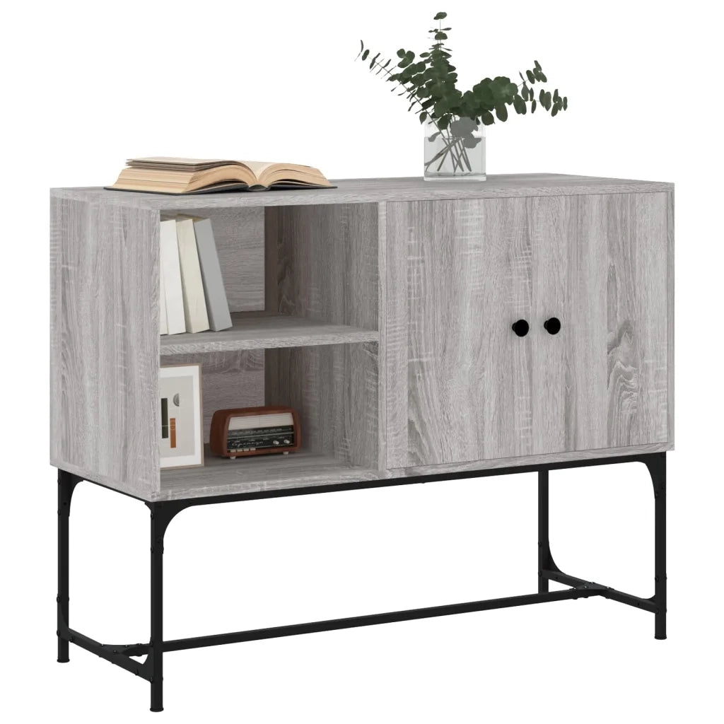 Credenza-Buffet-Armadio da cucina Grigio Sonoma 100x40x79,5 cm in Legno Multistrato