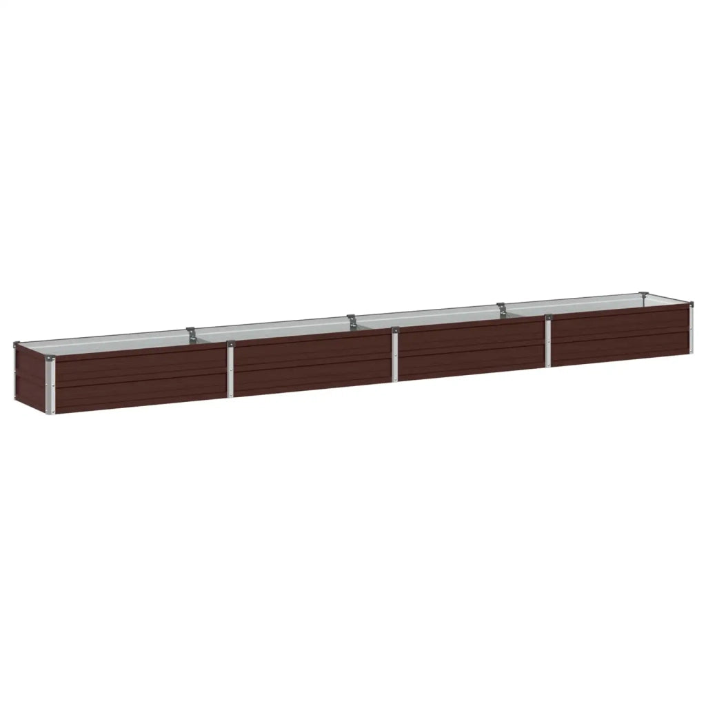 Letto rialzato da giardino Marrone 320 x 40 x 24 cm 8006344