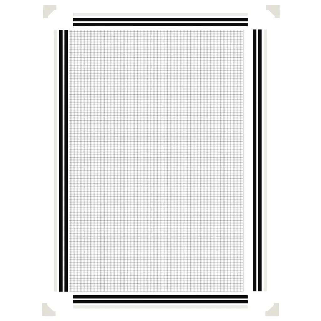 Zanzariera Magnetica per Finestre Bianca 80x120 cm CFW8480261