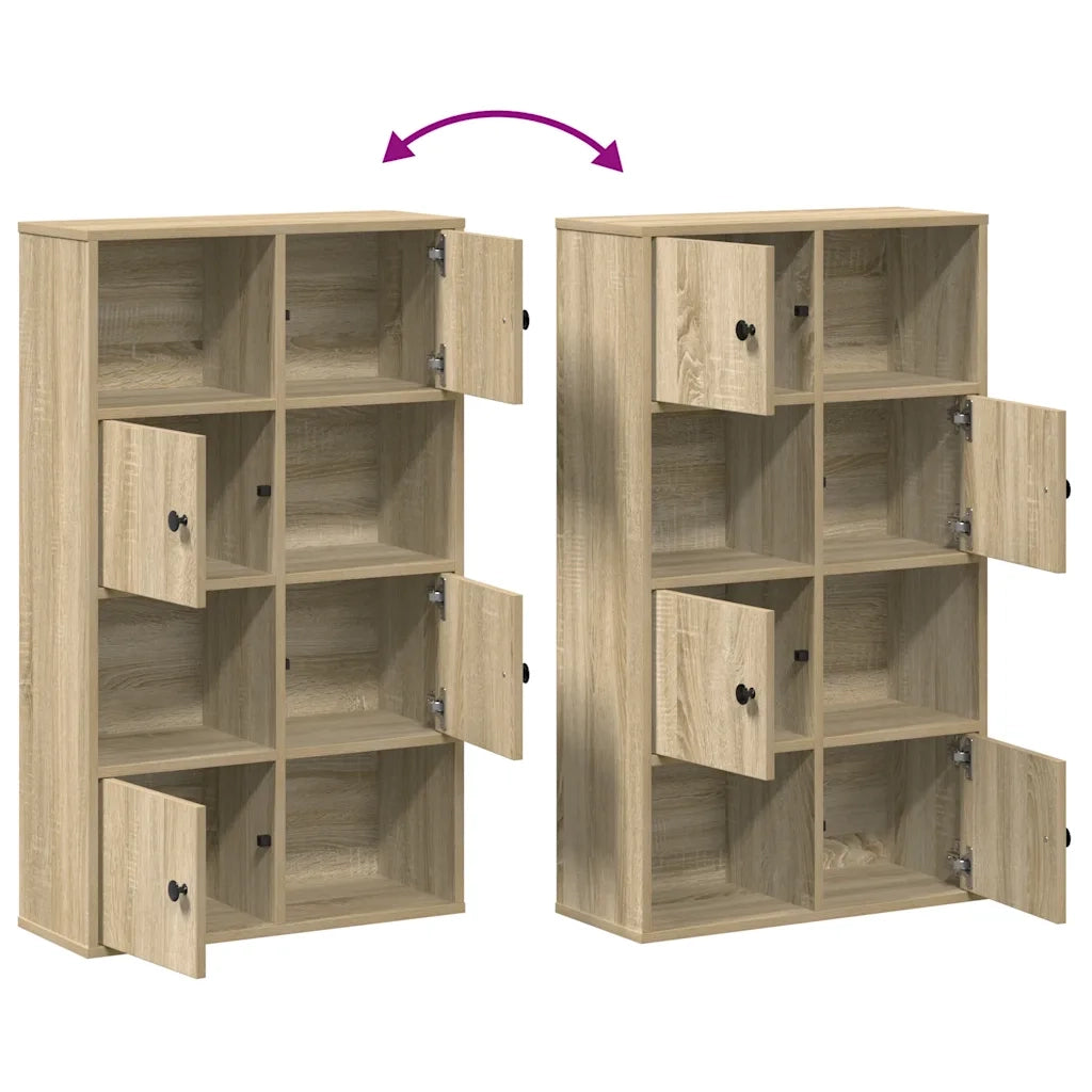 Libreria Rovere Sonoma 60x24x101,5 cm in Legno Multistrato 860393