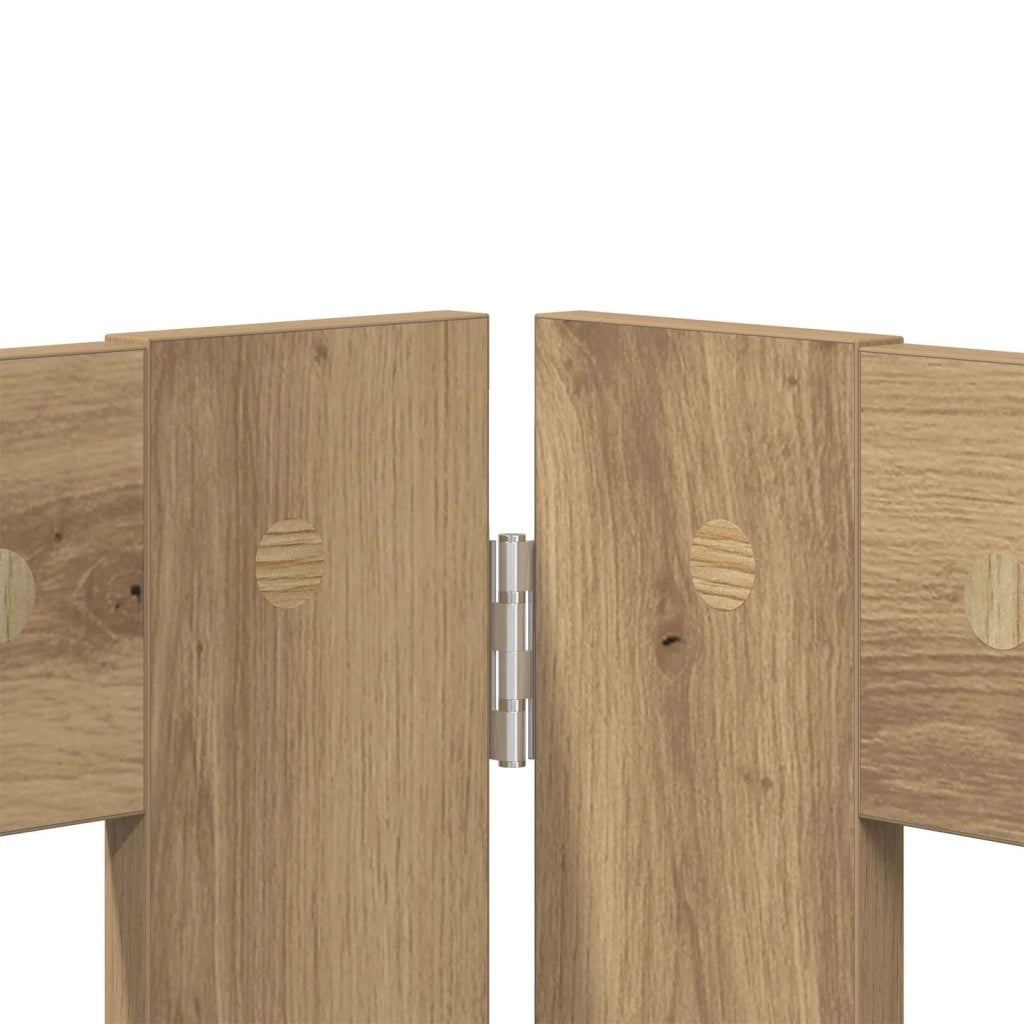 Cancello per cani pieghevole con supporti 6 pz 602 cm 892126