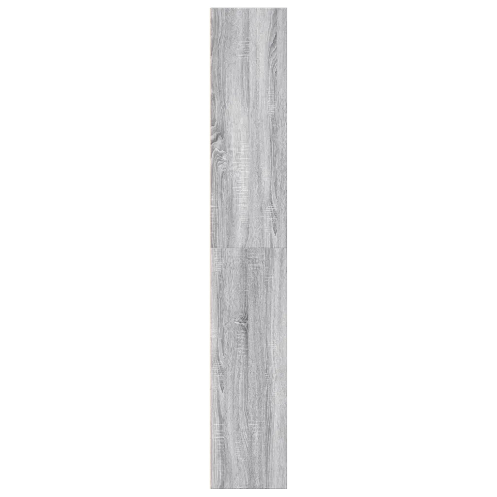 vidaXL Libreria Grigio Sonoma 60x30x189 cm in Legno Multistrato