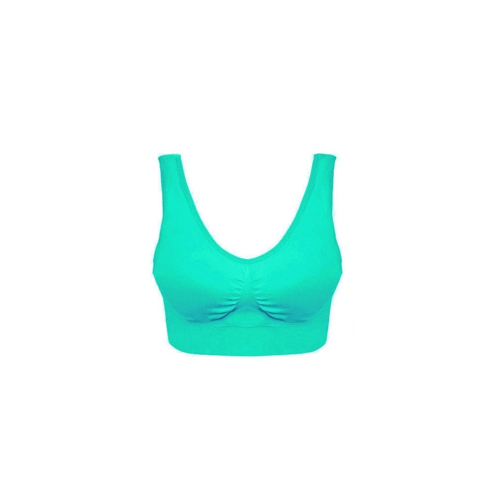 Trade Shop - 3 Pz Reggiseno Reggi Seno Bra Sportivo 3 Colori Sport Intimo Donna Reggiseni Tg. -