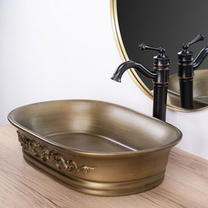 Lavabo Da Appoggio Rea Wilma Rustic