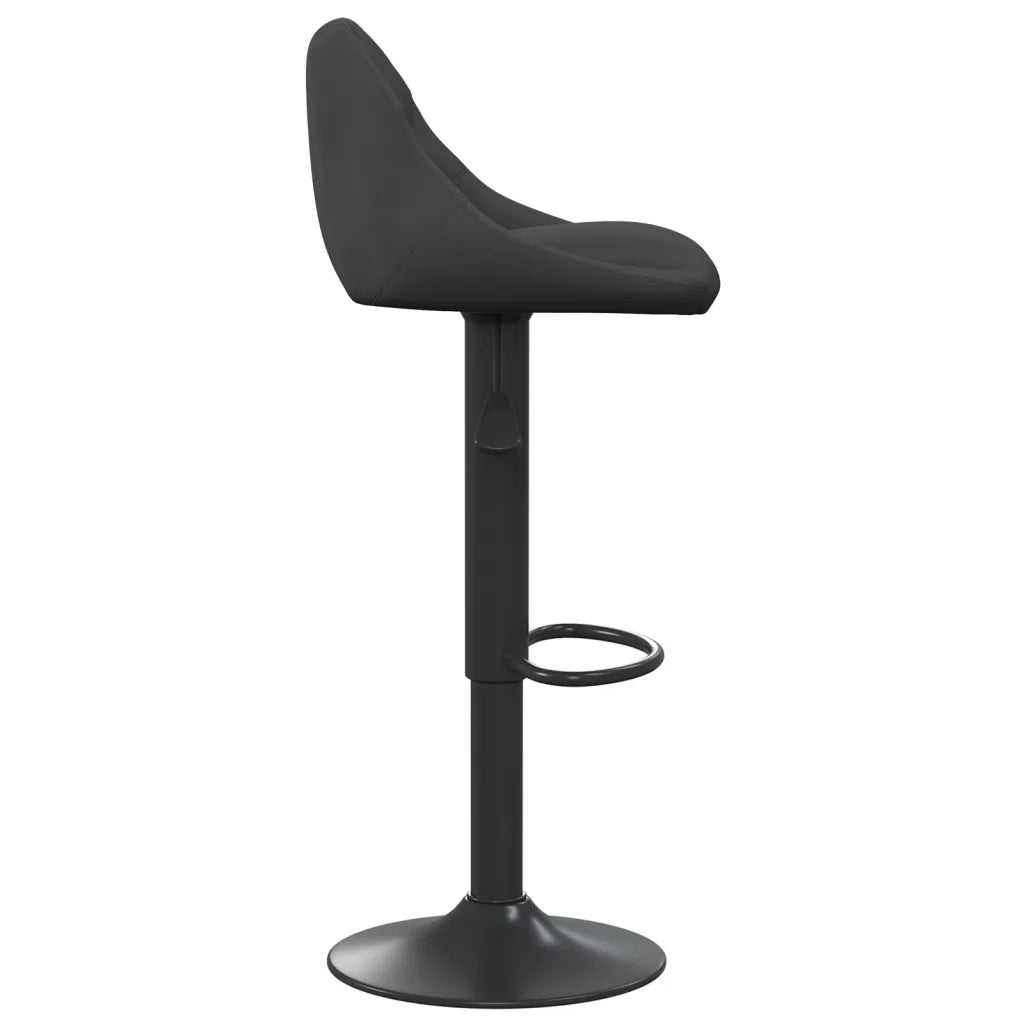 Sgabello da Bar Nero in Velluto cod mxl 75747
