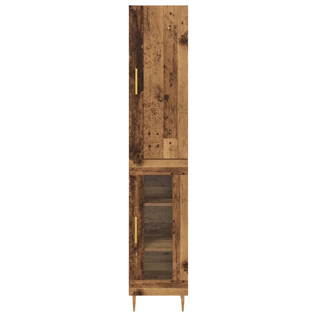 Credenza 2 pcs Legno vecchio Legno multistrato 3415665