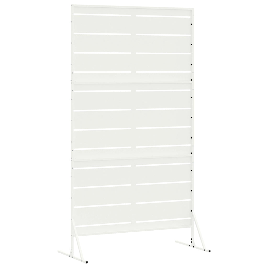 Pannello di Recinzione in Metallo Bianco Metallo Standard