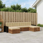 Set di divani da esterno 6 pz Legno di Acacia Massello 3383696